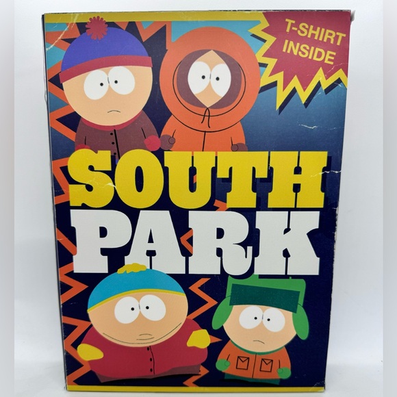 NIB MAD Engine Southpark Bus Stop Black Mineral Wash T-shirt in L or XL - Picture 2 of 3